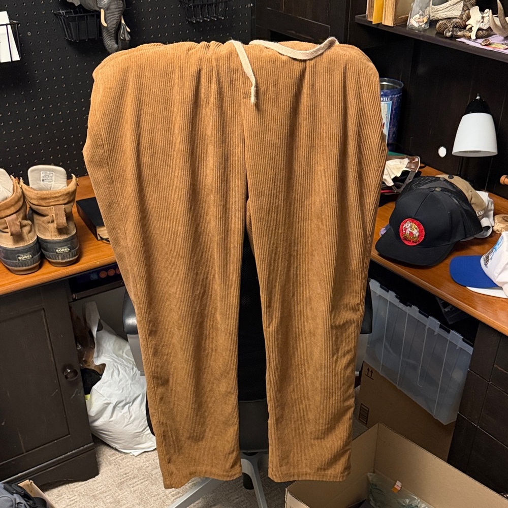 Men's Tan Corduroy Pants